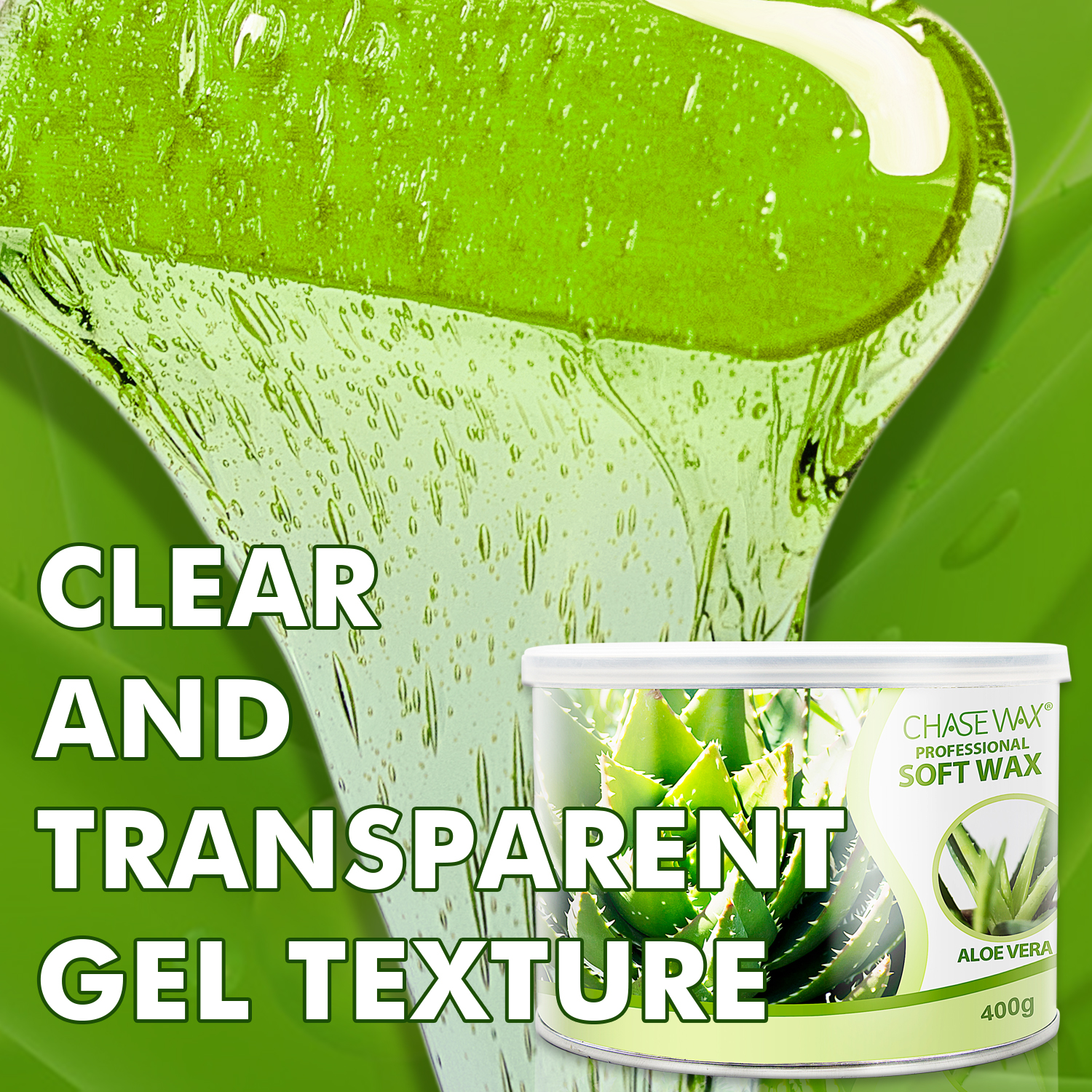 CHASE WAX 400G ALOE VERA SOFT WAX