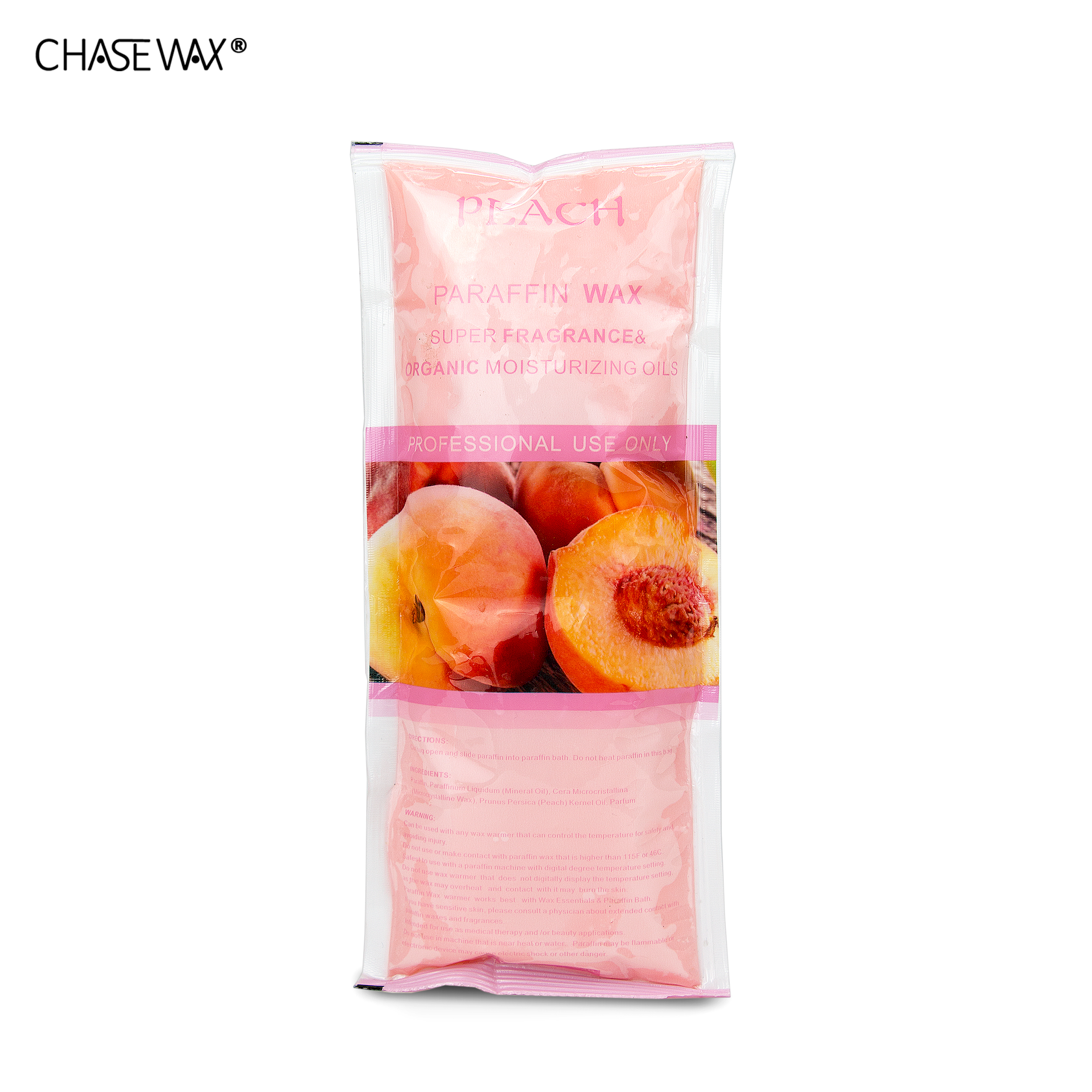 CHASE WAX 450G PEACH PARAFFIN WAX
